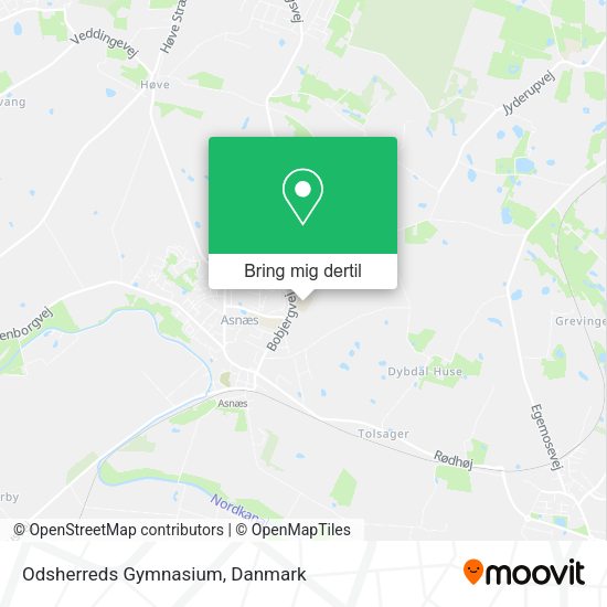 Odsherreds Gymnasium kort