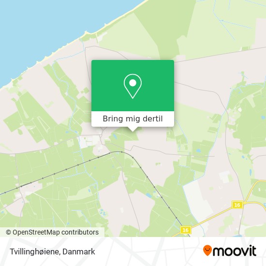 Tvillinghøiene kort