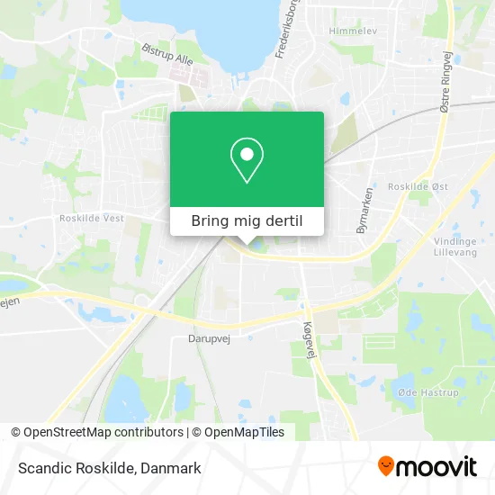 Scandic Roskilde kort