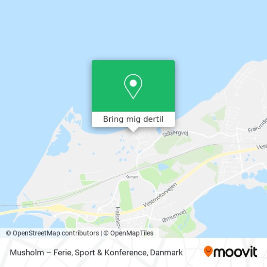 Musholm – Ferie, Sport & Konference kort
