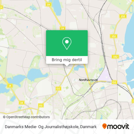 Danmarks Medie- Og Journalisthøjskole kort