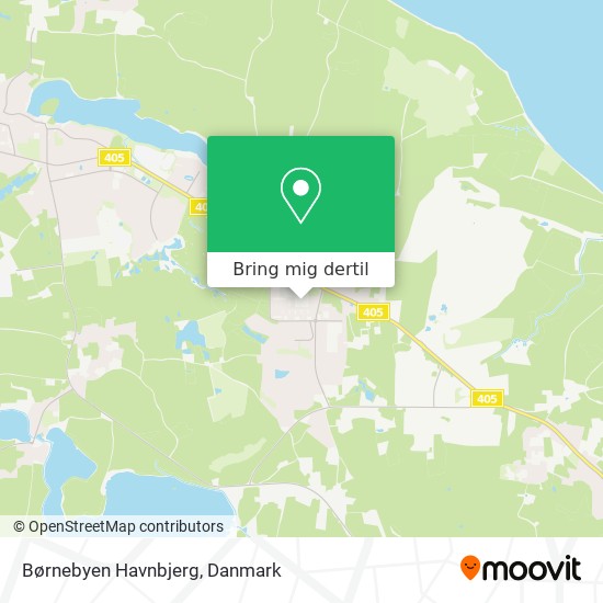 Børnebyen Havnbjerg kort