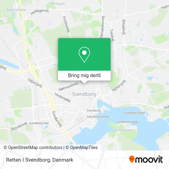 Retten I Svendborg kort