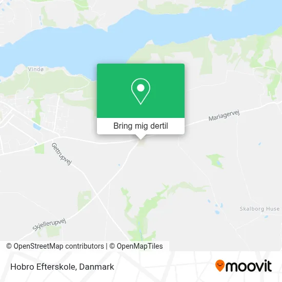 Hobro Efterskole kort