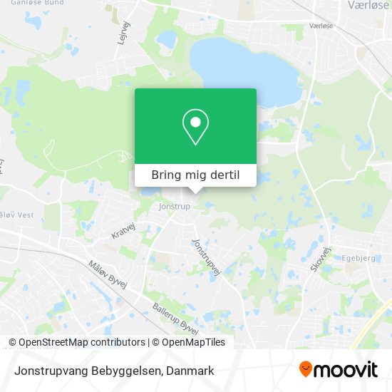 Jonstrupvang Bebyggelsen kort