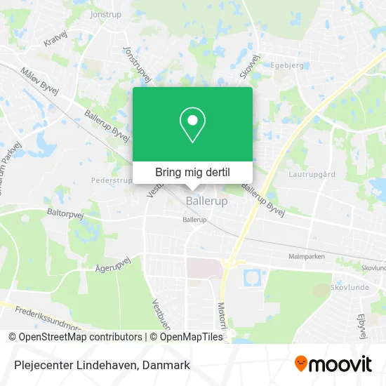 Plejecenter Lindehaven kort