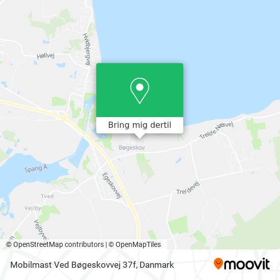 Mobilmast Ved Bøgeskovvej 37f kort