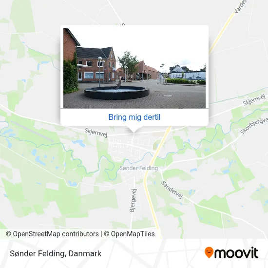 Sønder Felding kort