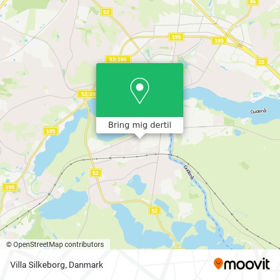 Villa Silkeborg kort