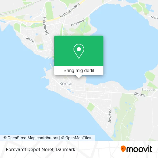 Forsvaret Depot Noret kort