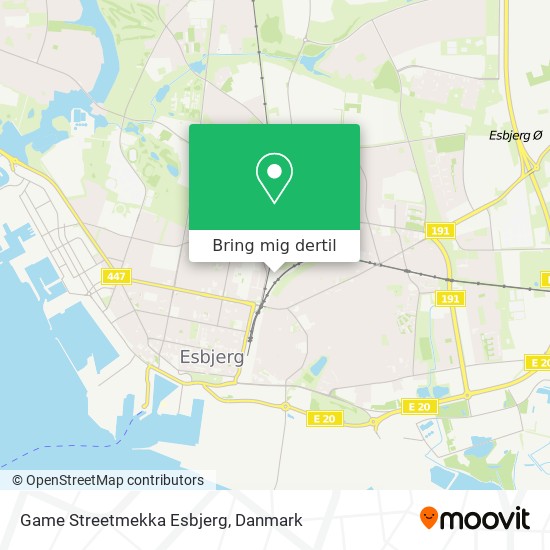 Game Streetmekka Esbjerg kort