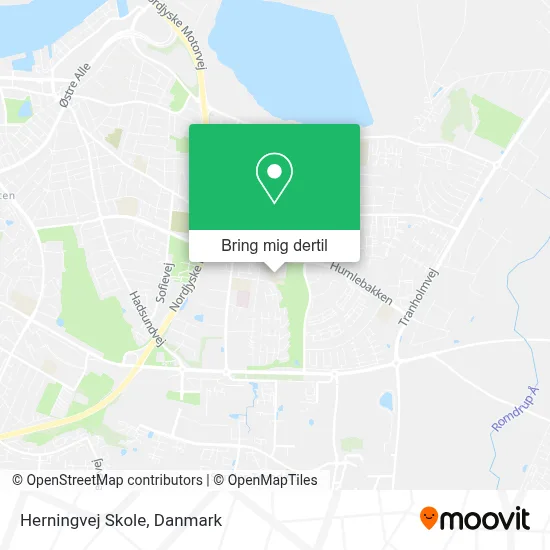 Herningvej Skole kort