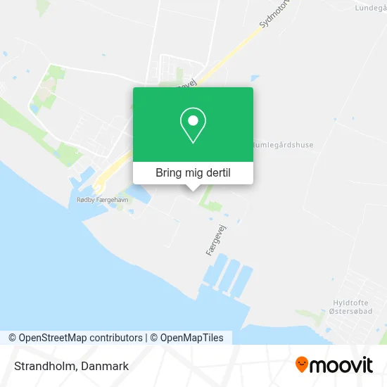 Strandholm kort