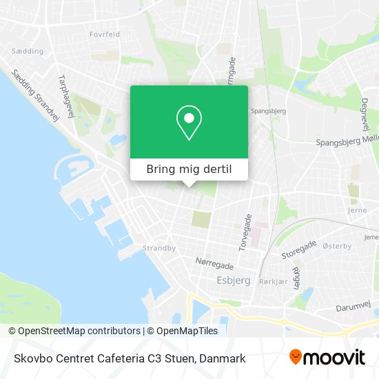 Skovbo Centret Cafeteria C3 Stuen kort