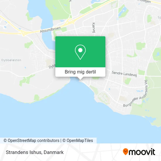 Strandens Ishus kort