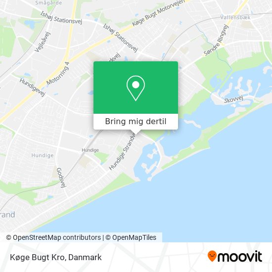 Køge Bugt Kro kort