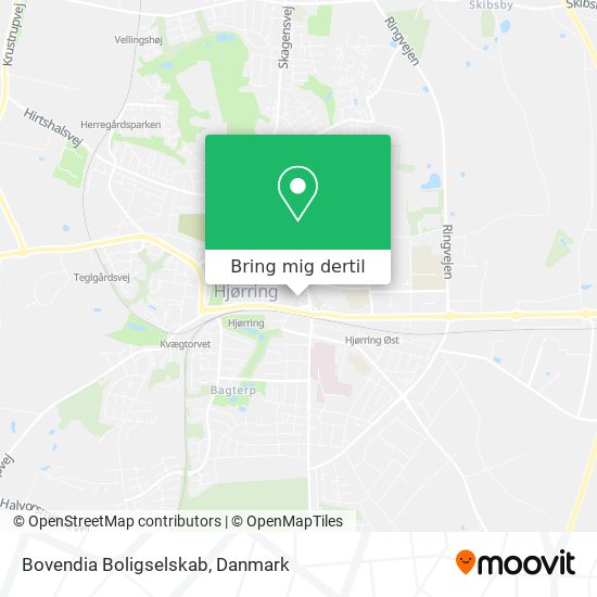 Bovendia Boligselskab kort