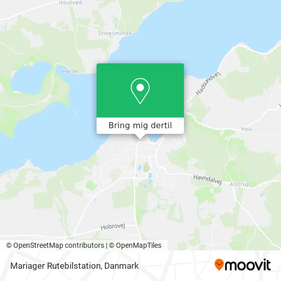 Mariager Rutebilstation kort