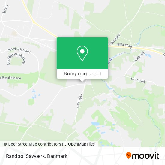 Randbøl Savværk kort