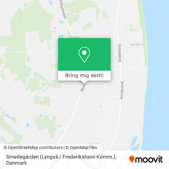 Smedegården (Lyngså / Frederikshavn Komm.) kort