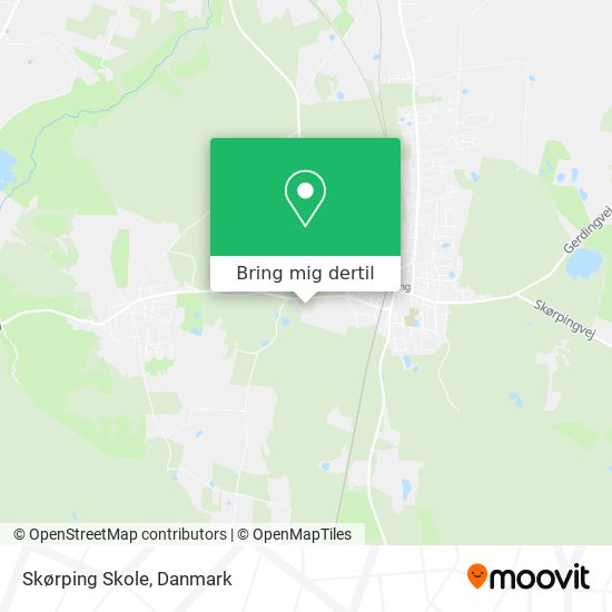 Skørping Skole kort
