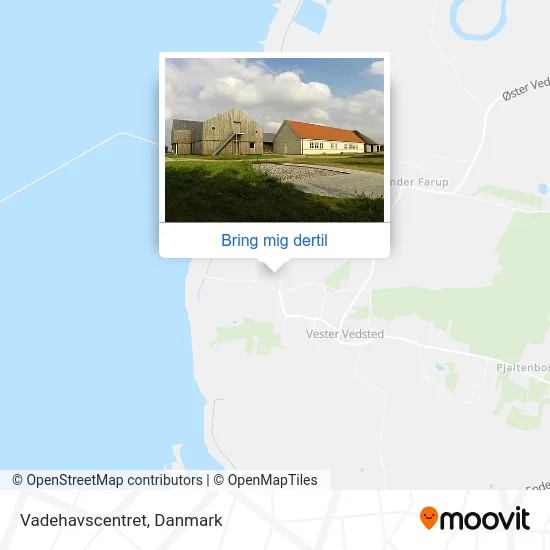 Vadehavscentret kort