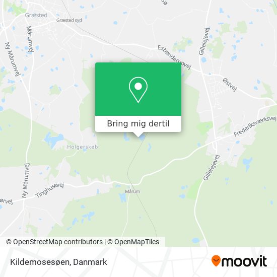 Kildemosesøen kort