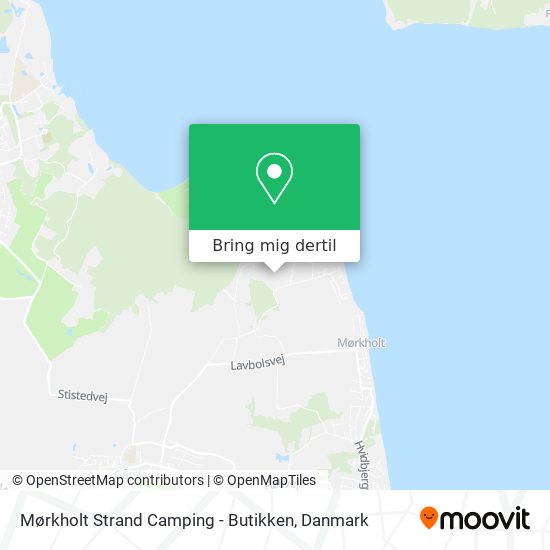 Mørkholt Strand Camping - Butikken kort