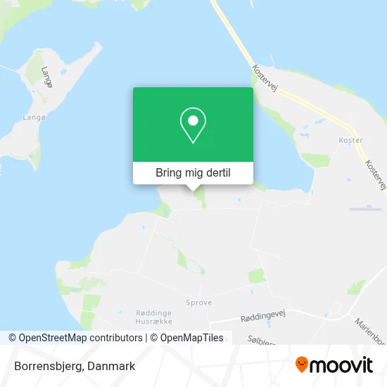 Borrensbjerg kort