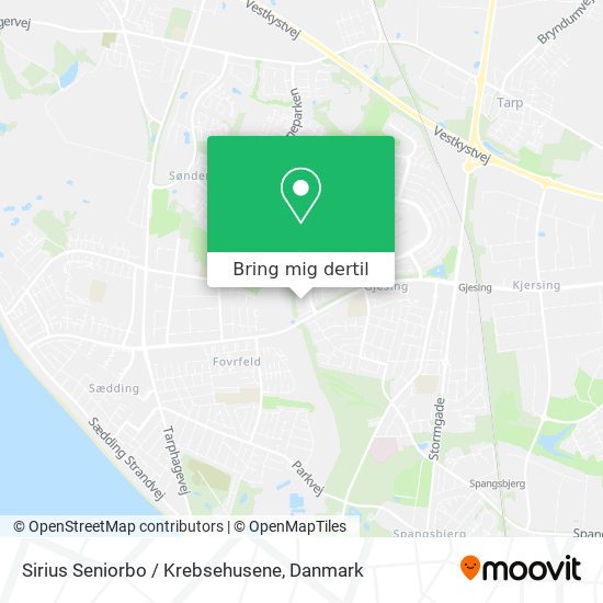 Sirius Seniorbo / Krebsehusene kort