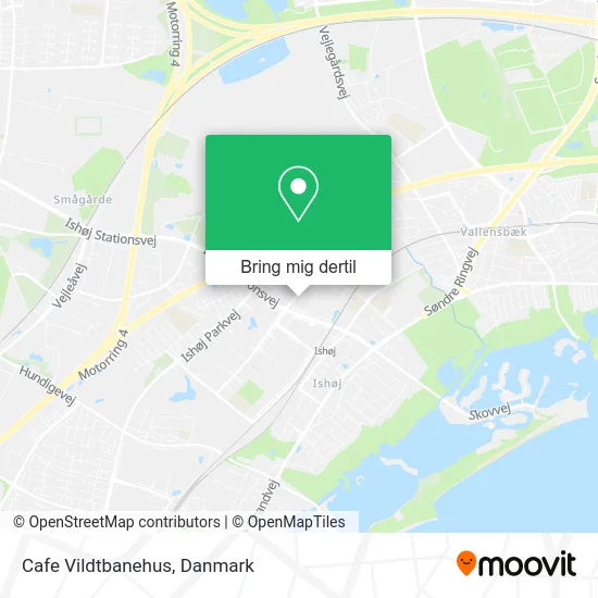 Cafe Vildtbanehus kort