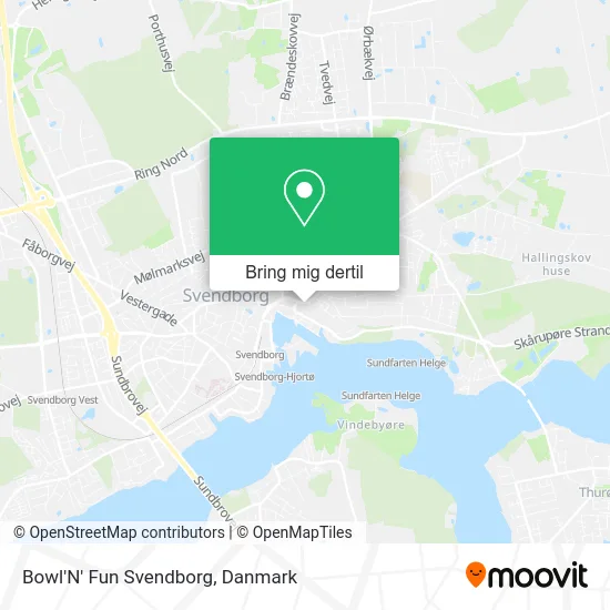 Bowl'N' Fun Svendborg kort