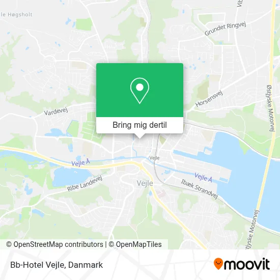 Bb-Hotel Vejle kort