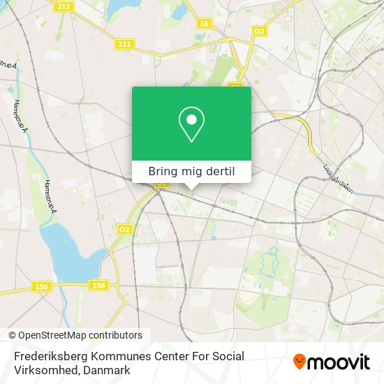 Frederiksberg Kommunes Center For Social Virksomhed kort