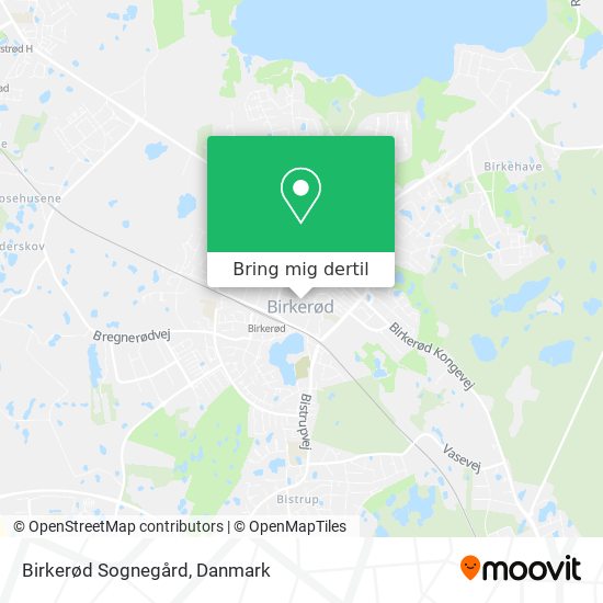 Birkerød Sognegård kort