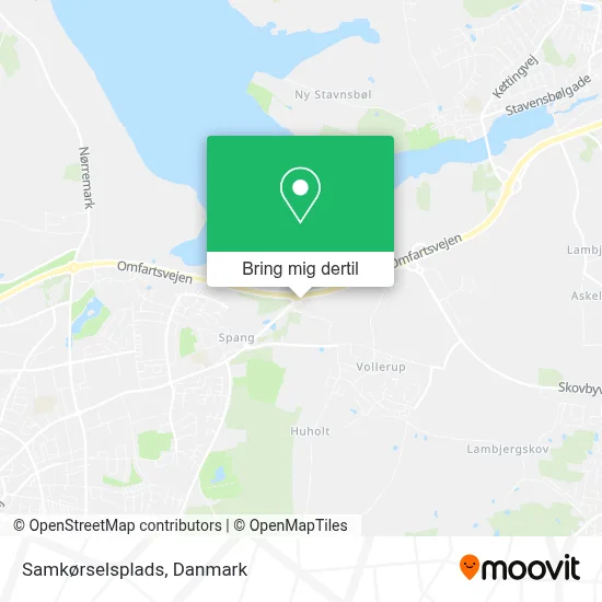 Samkørselsplads kort