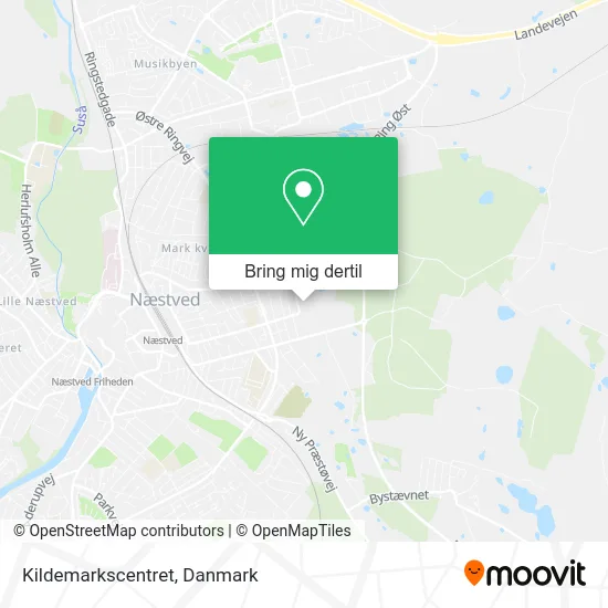 Kildemarkscentret kort