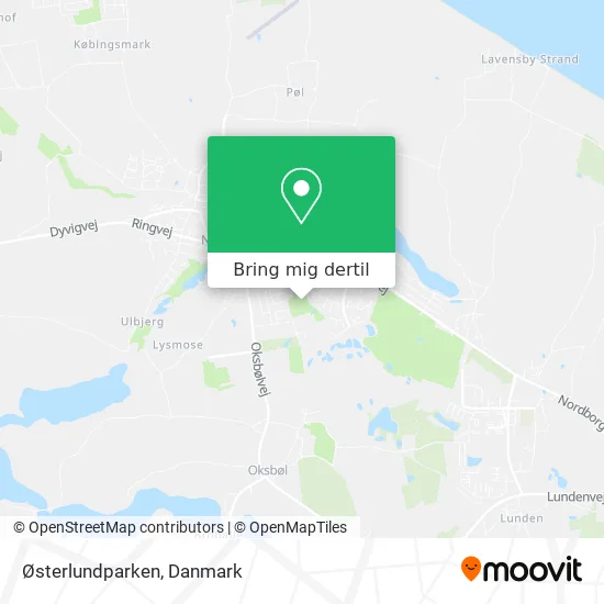 Østerlundparken kort
