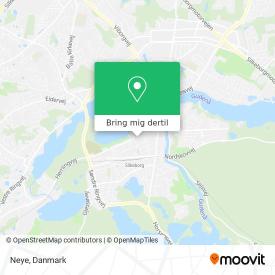 Overbevisende utilgivelig lettelse Vej til Neye i Silkeborg med Bus eller Jernbane?