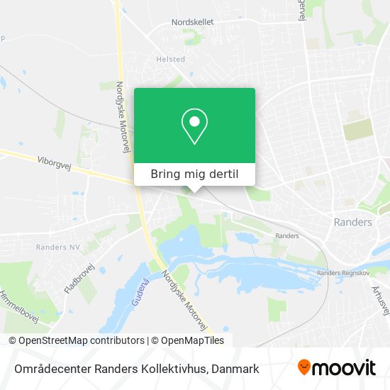 Områdecenter Randers Kollektivhus kort