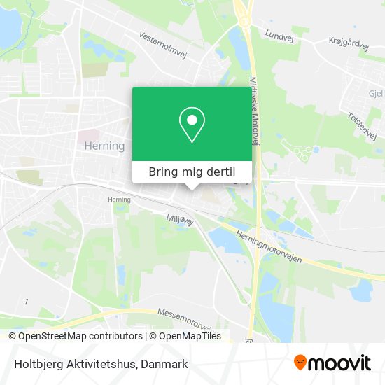 Holtbjerg Aktivitetshus kort