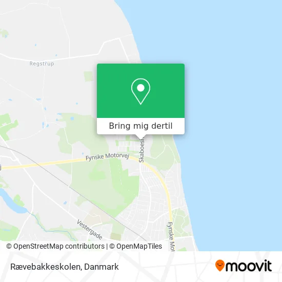 Rævebakkeskolen kort