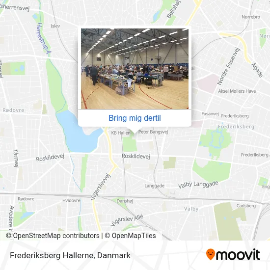 Frederiksberg Hallerne kort