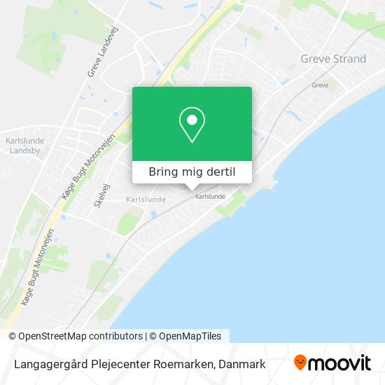 Langagergård Plejecenter Roemarken kort