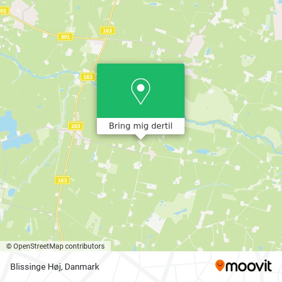 Blissinge Høj kort