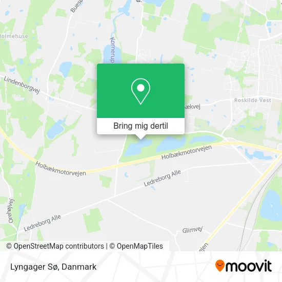 Lyngager Sø kort
