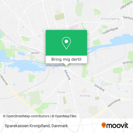 Sparekassen Kronjylland kort