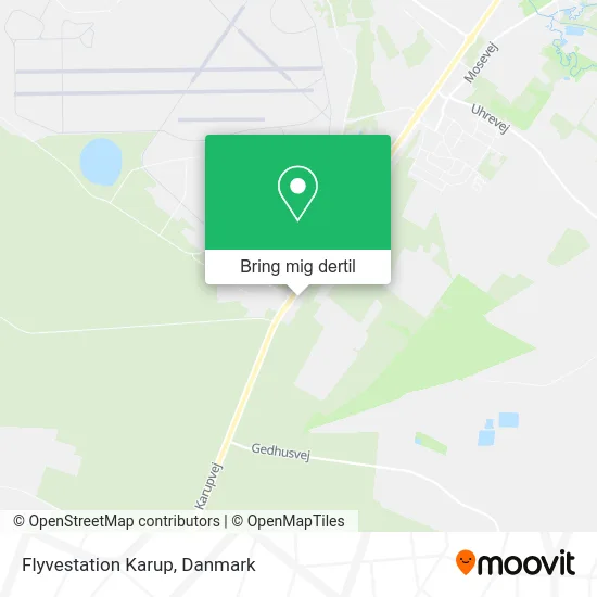 Flyvestation Karup kort