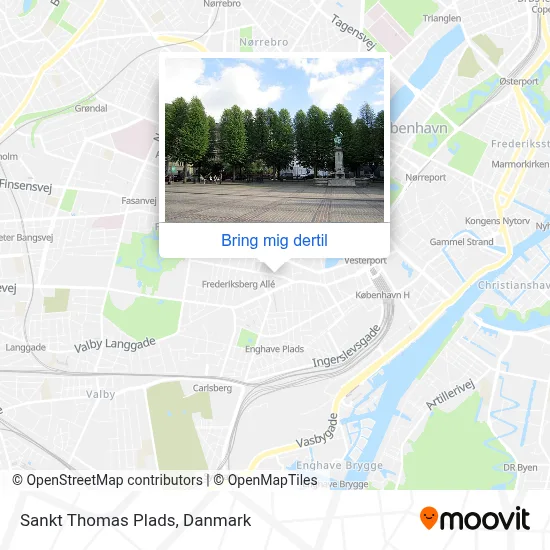 Sankt Thomas Plads kort