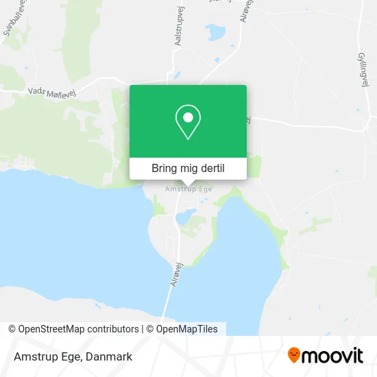 Amstrup Ege kort